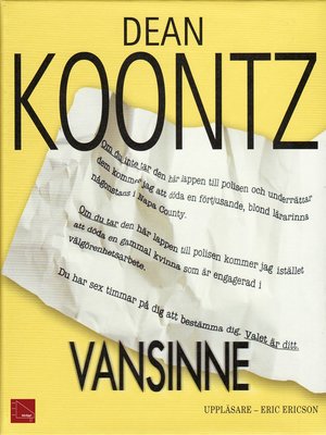 cover image of Vansinne